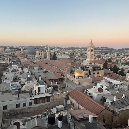 Very Nice Apartment With View Of All The Old City Jerusalem Eksteriør billede