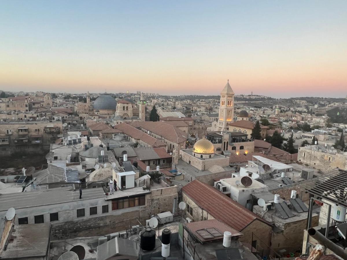 Very Nice Apartment With View Of All The Old City Jerusalem Eksteriør billede